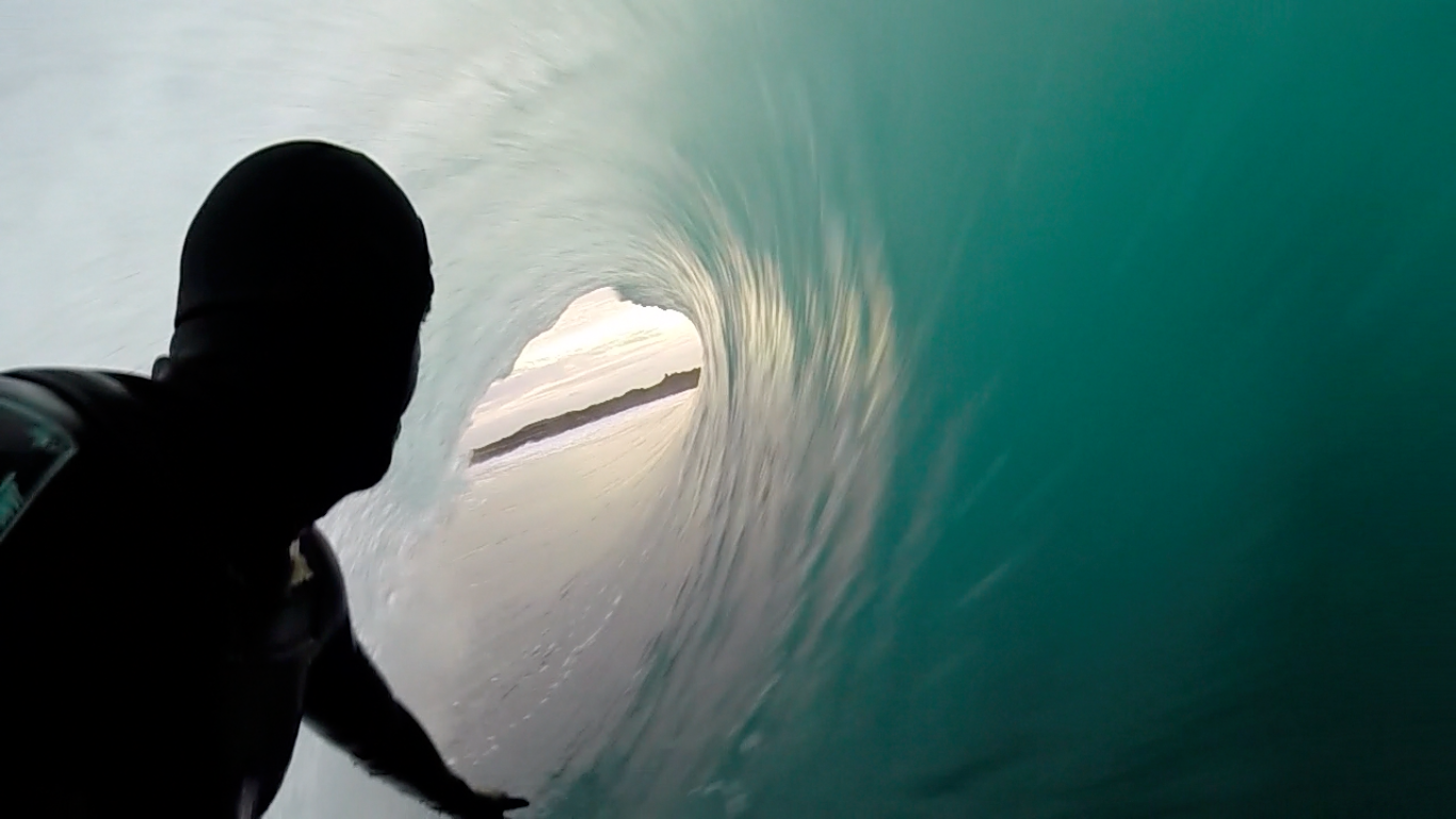 Ian Battrick Iceland surfing POV GoPro 1