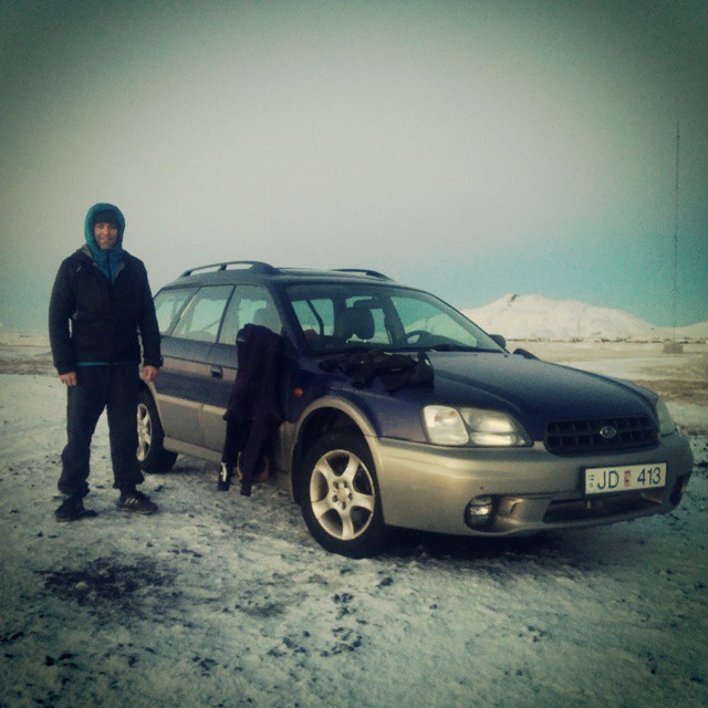 Ian Battrick home is where your park it Iceland