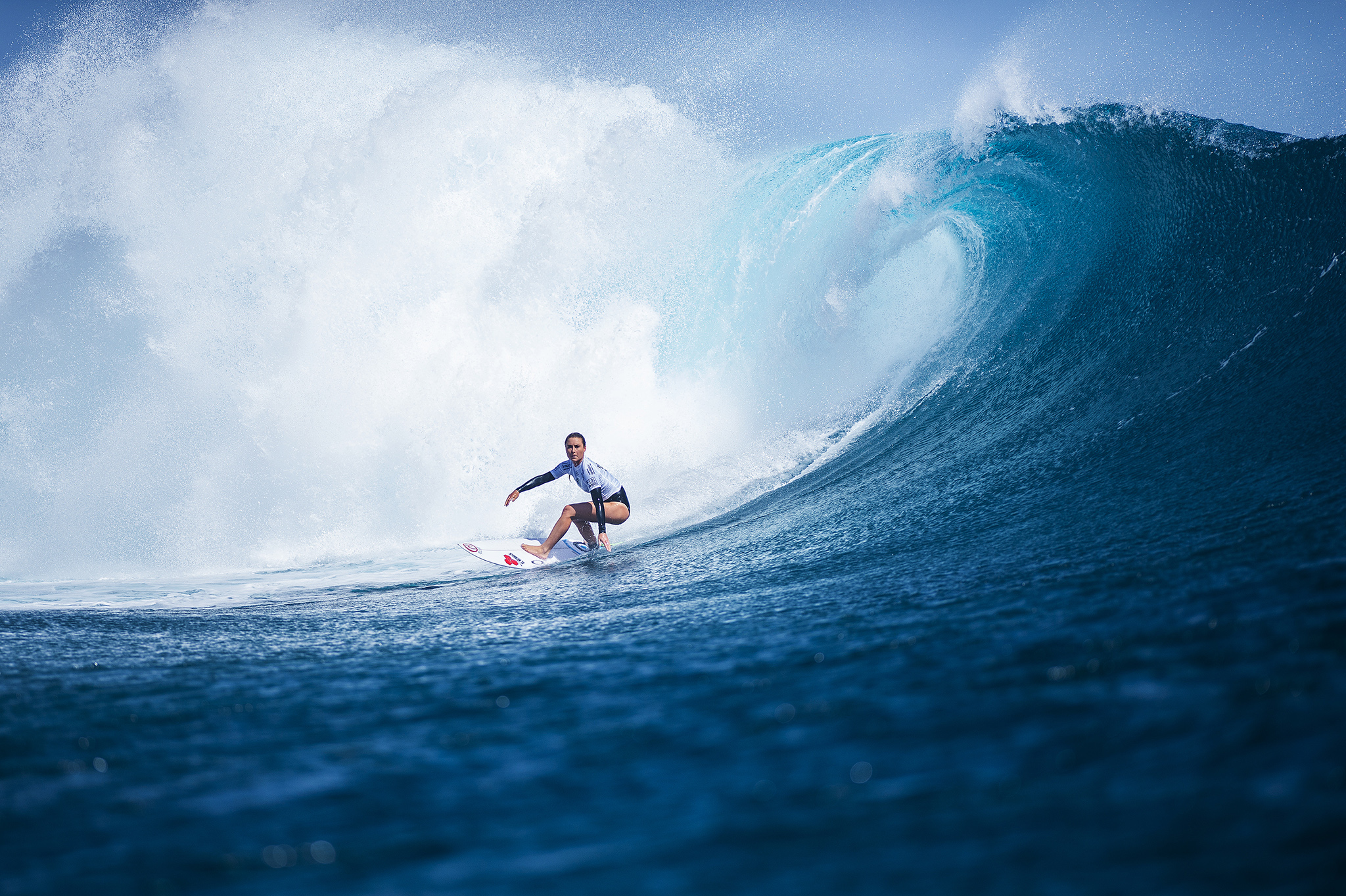 Nikki Van Dijk of Phillip Island, Victoria (pictured) placing runner up during Round 1 of the Womens Fiji Pro in Fiji on Monday June 1, 2014.