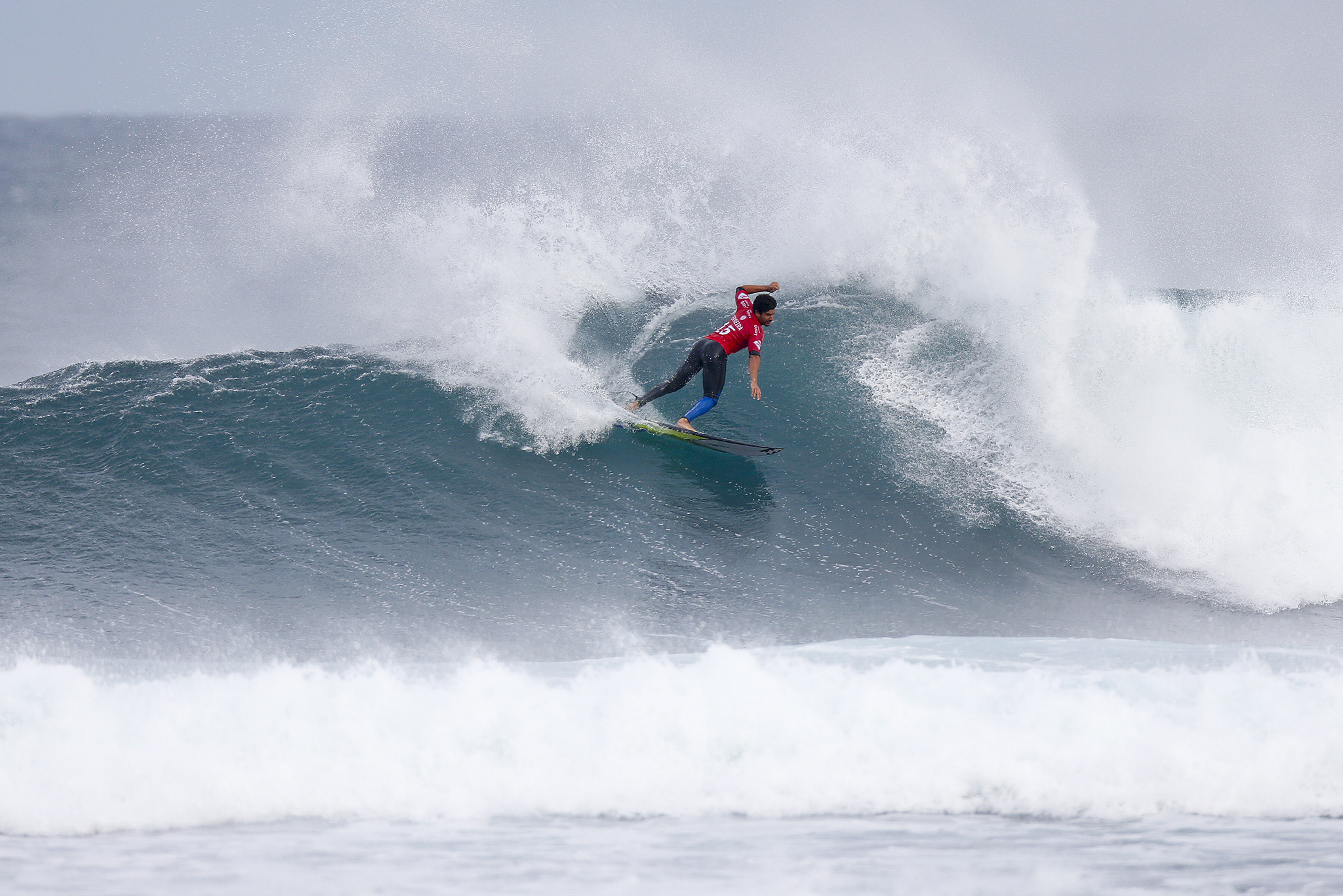 Italo Ferreira of Brasil (pictured) placing equal third at the Drug Aware Margaret River Pro, reaching the Semifinals where he was eliminated on Saturday April 16, 2016. PHOTO: © WSL/ Cestari SOCIAL: @kc80 @wsl This image is the copyright of the World Surf League and is provided royalty free for editorial use only, in all media now known or hereafter created. No commercial rights granted. Sale or license of the images is prohibited. This image is a factually accurate rendering of what it depicts and has not been modified or augmented except for standard cropping and toning. ALL RIGHTS RESERVED.