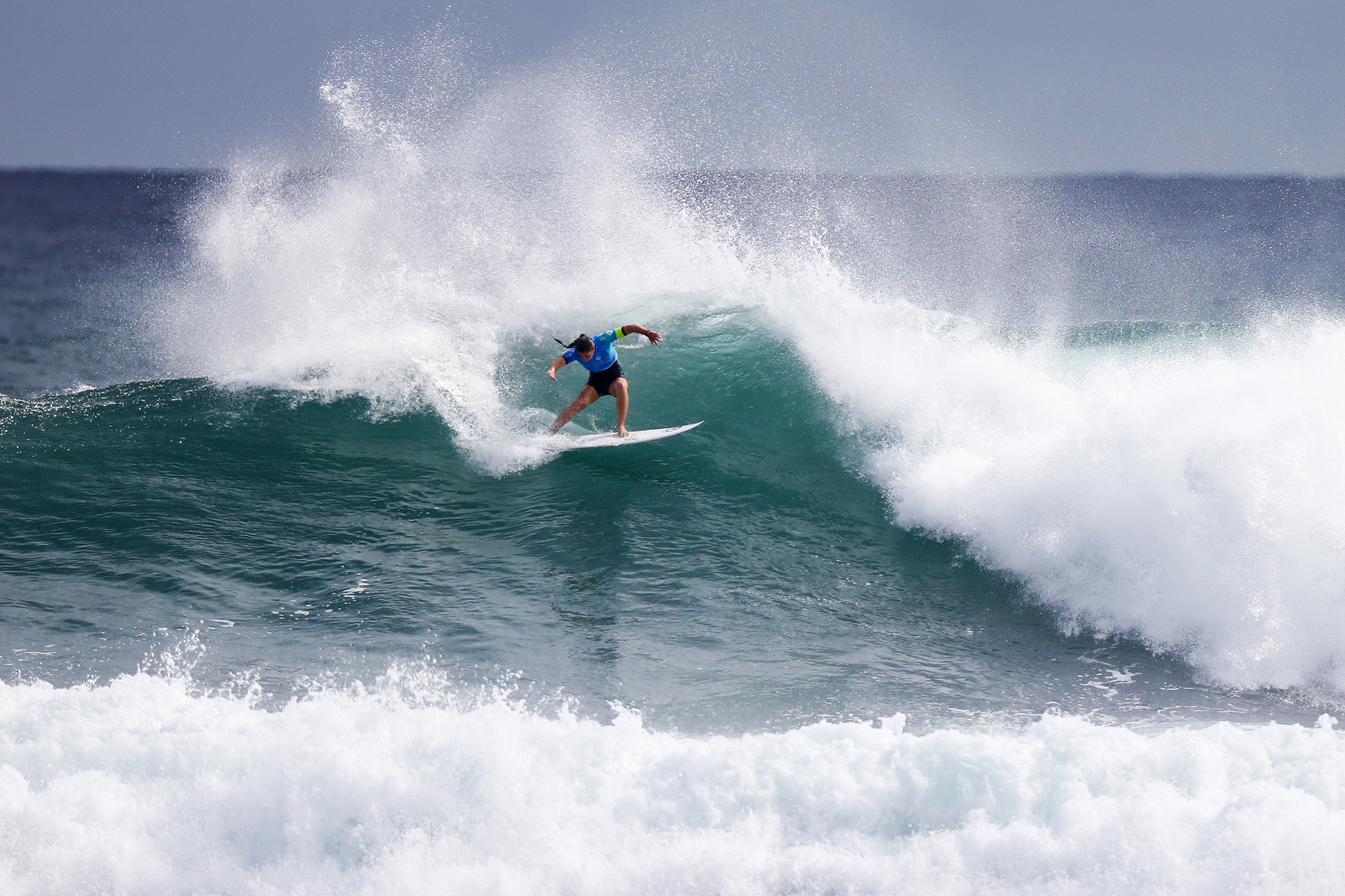 Tyler Wright of Australia (pictured) winning the Drug Aware Margaret River Pro in Western Australia on Friday April 15, 2016. PHOTO: © WSL/ Cestari SOCIAL: @ekc80 @wsl This image is the copyright of the World Surf League and is provided royalty free for editorial use only, in all media now known or hereafter created. No commercial rights granted. Sale or license of the images is prohibited. This image is a factually accurate rendering of what it depicts and has not been modified or augmented except for standard cropping and toning. ALL RIGHTS RESERVED.