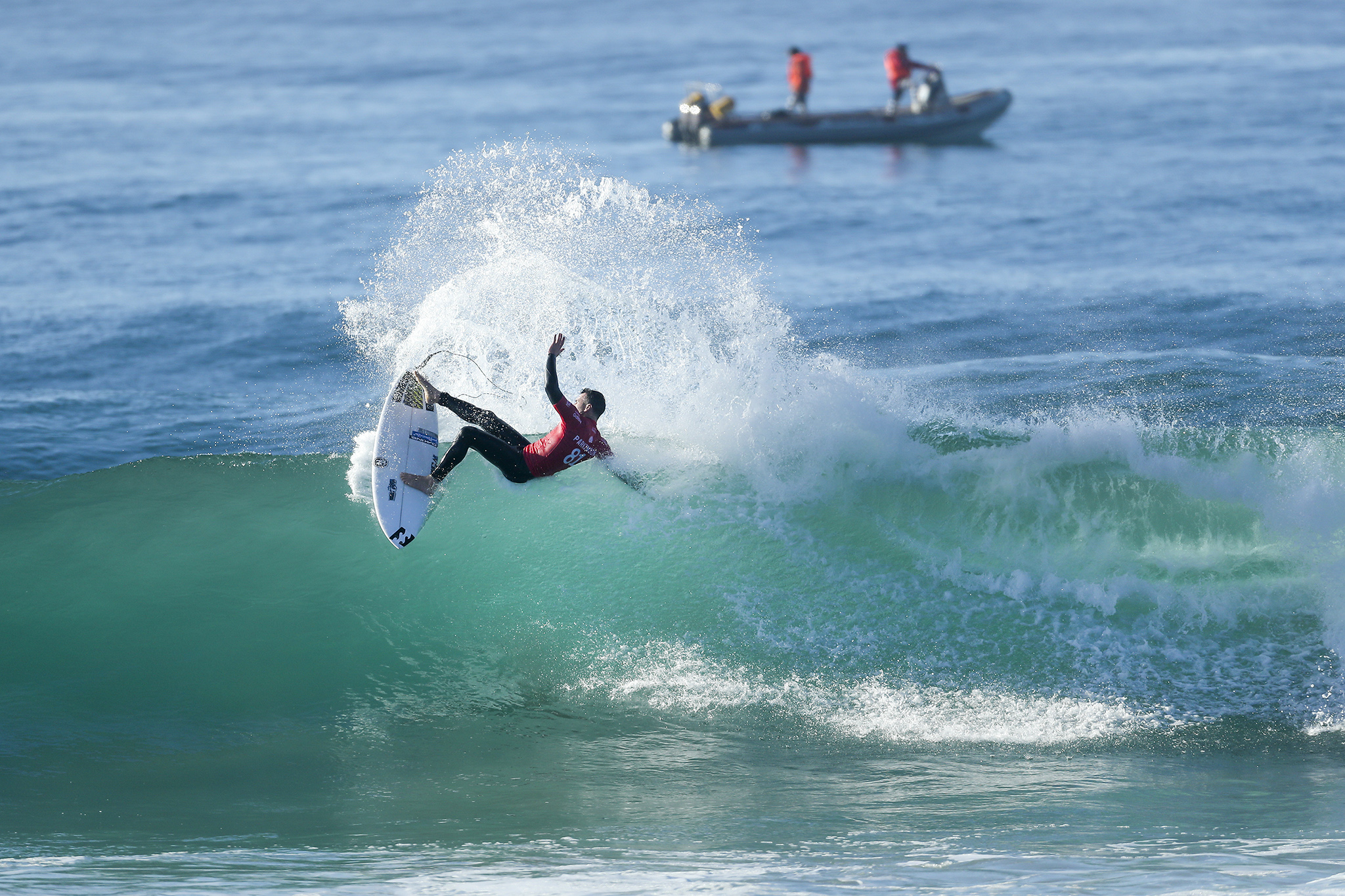 Joel Parkinson of Australia (pictured) advancing into Round 3 at the JBay Open on Thursday July 7, 2016. PHOTO: © WSL/ Cestari SOCIAL @wsl @kc80 This is a hand-out image from the Association of Surfing Professionals LLC ("World Surf League") for editorial use only. No commercial rights are granted to the Images in any way. The Images are provided on an "as is" basis and no warranty is provided for use of a particular purpose. Rights to individuals within the Images are not provided. The copyright is owned by World Surf League. Sale or license of the Images is prohibited. ALL RIGHTS RESERVED.