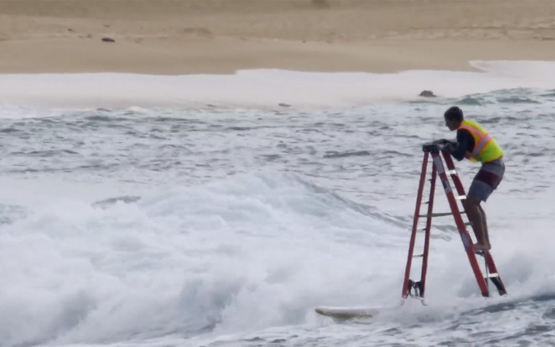 Can you surf a ladder?