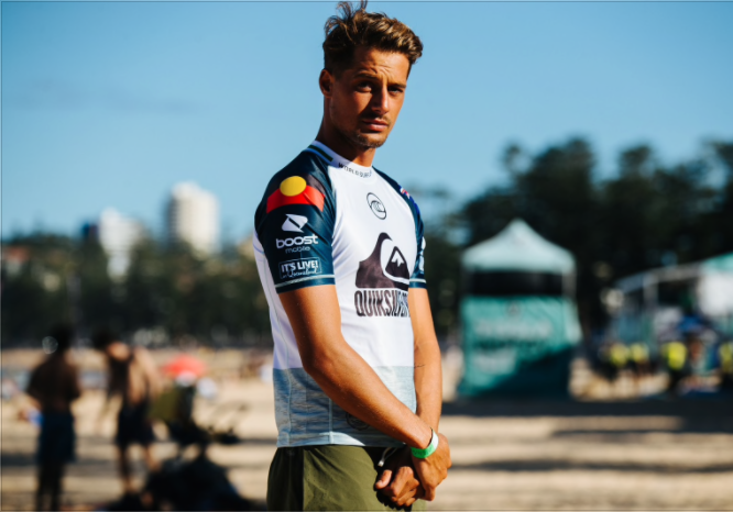 Soli Bailey will become the first professional surfer to wear the Aboriginal flag on the sleeve of his WSL jersey.
