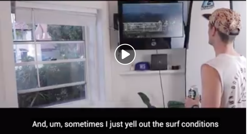 The hilarious “When you try surfing twice”