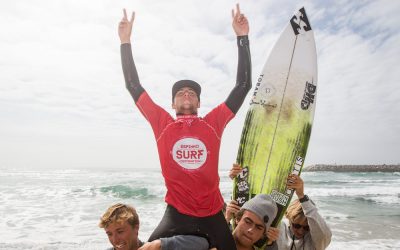 Justin Becret and Rachel Presti claim Junior Pro Espinho titles. Budes Ellie Turner finishes second