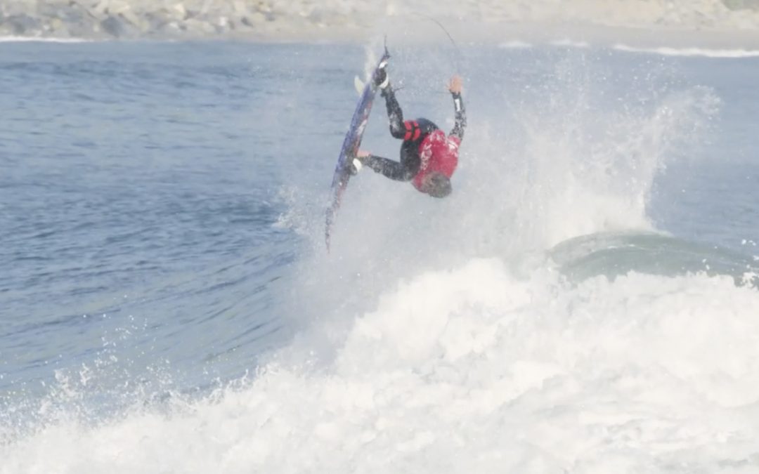 Kai Lenny flipping out at Rincon.