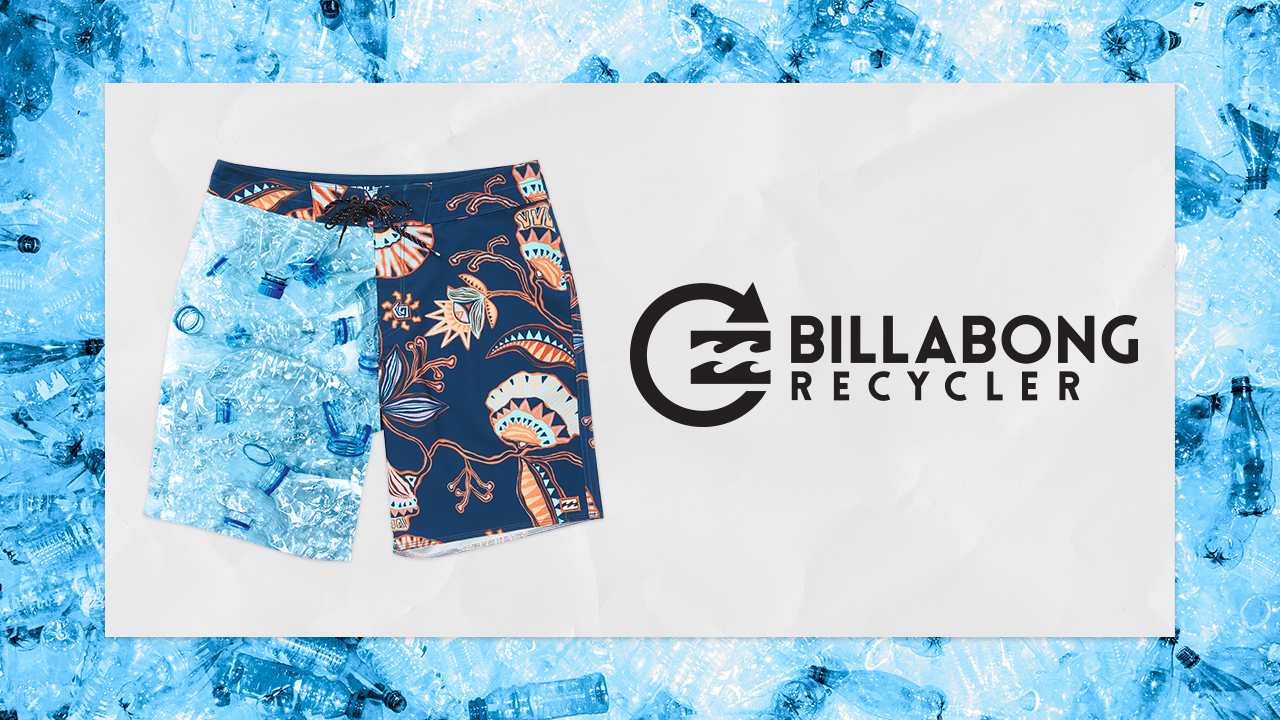 All Billabongs board shorts are now made from recycled P.E.T. bottles Carvemag