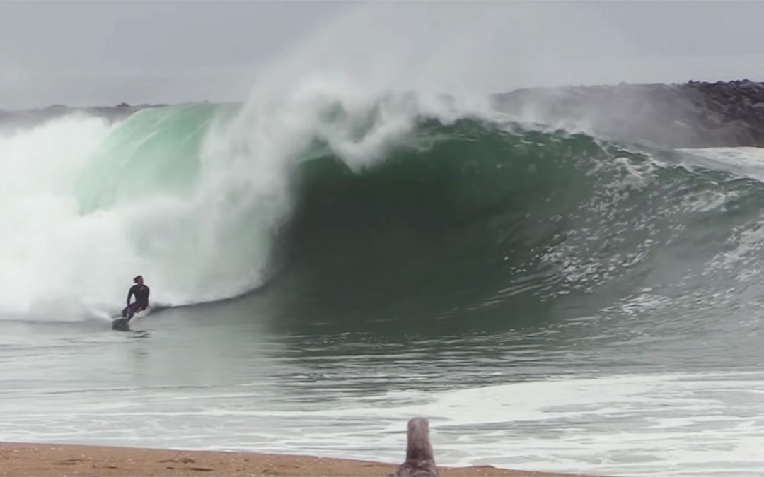 First PUMPING swell at the Wedge 2019