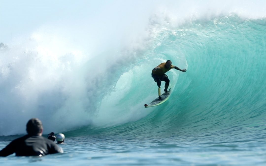 Fabrizio Passetti, Italian adaptive surfer.