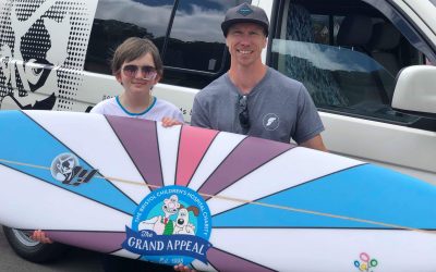 Olivers Board raffle to raise money for Bristol Childrens Hospital