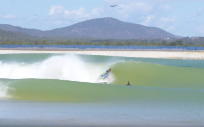 Occy surfs Occy’s Peak at 5 Waves Surf Lakes
