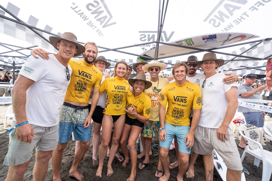 Aussies Claim Gold Medals in ISA Aloha Cup Team Relay Event