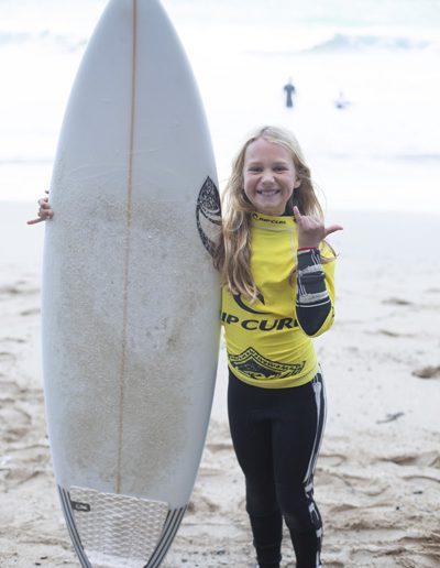 Bethan Davies made the long trip from Newcastle to be part of the stoked competition