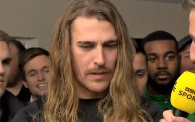 Surfing officially better than scoring a FA Cup goal. Best MOTD interview ever.