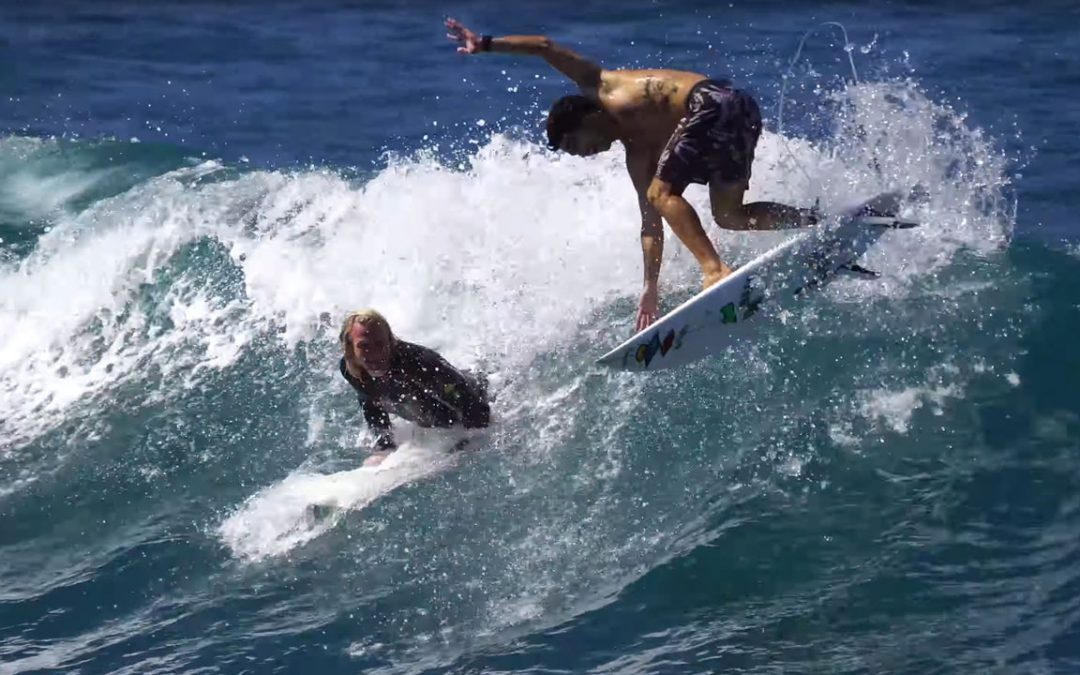 The Soldiers of stoke hit Shark Cove