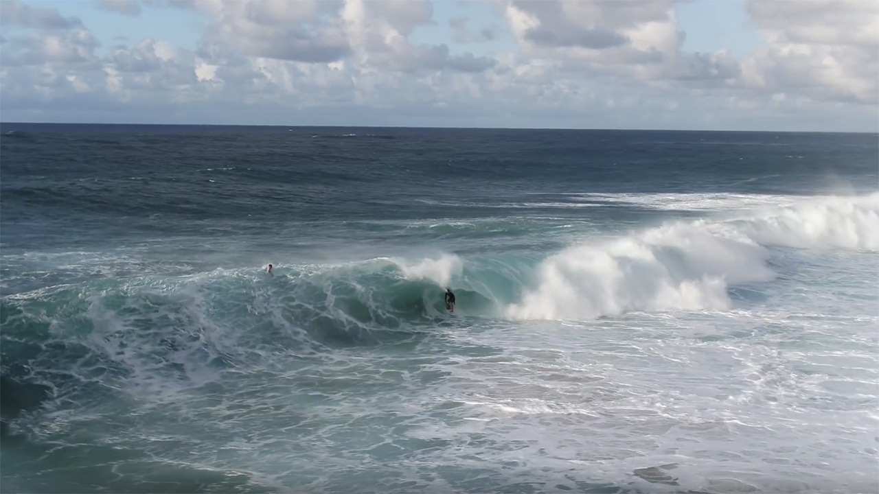 John John Florence and co vs sandbar drainers.