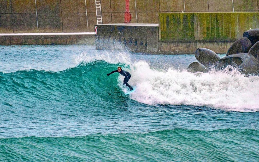 Blizzard surfing in Japan with Jamie O’Brien.