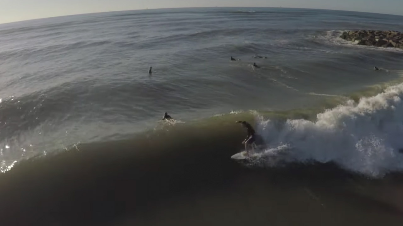 One Day at Home, surfing Texas