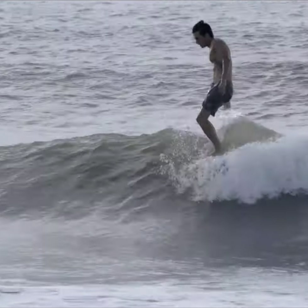 One Day at Home, surfing Texas