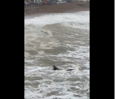 Surfer survives five mile ordeal in Storm Ciara current