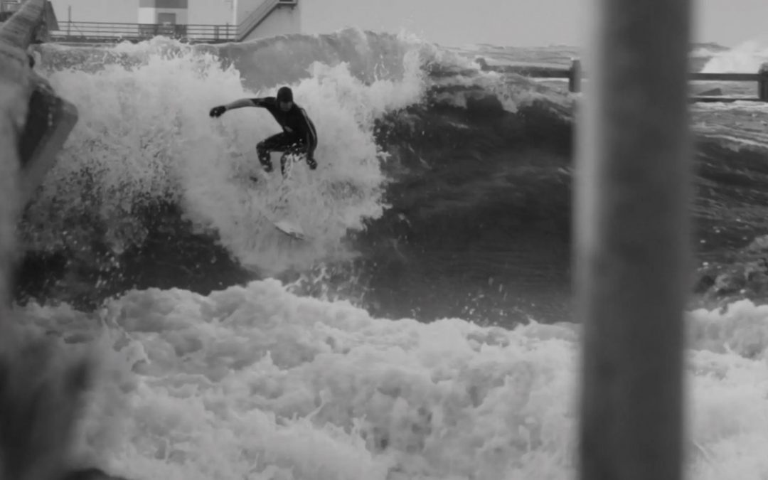 Surfing the port of Amsterdam