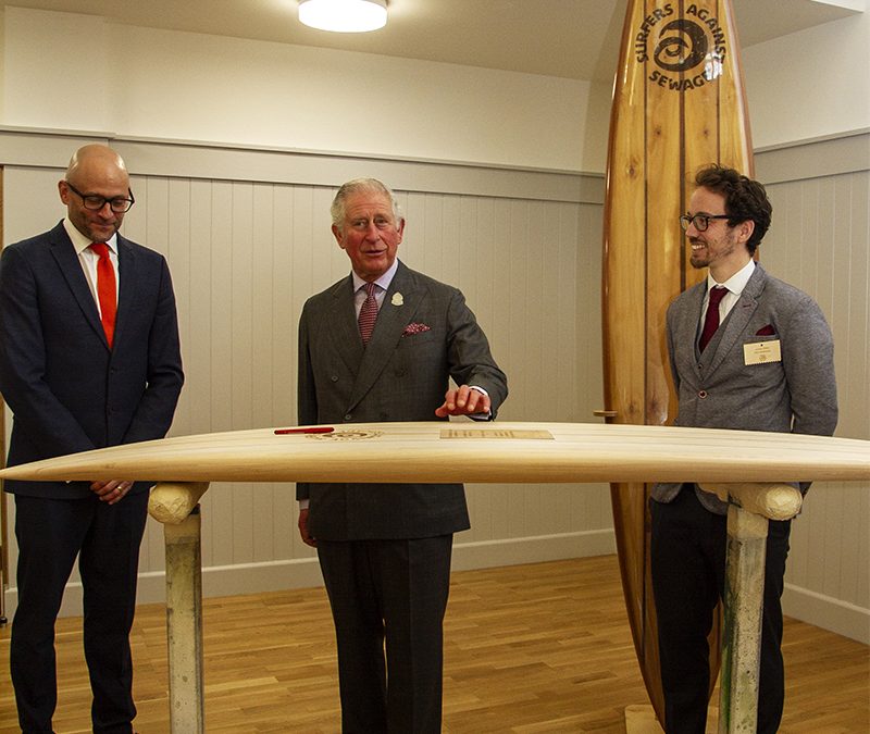 The Prince of Wales becomes Patron of Surfers Against Sewage as the Charity Celebrates its 30th Anniversary