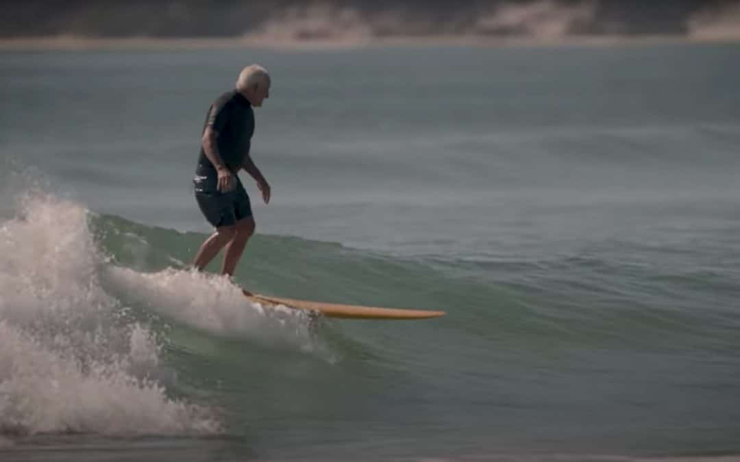 76-Year-Old Bob McTavish Surfing Byron Bay