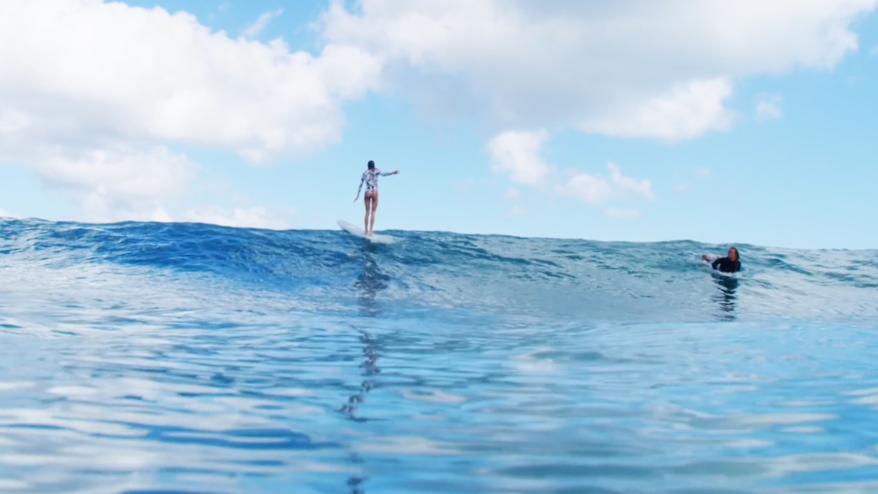 Honolua Blomfield casual cruising.