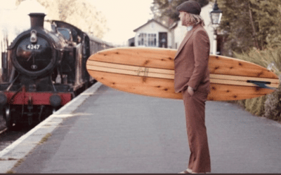 GWR call police as surfer tries to travel on empty train with surfboard.