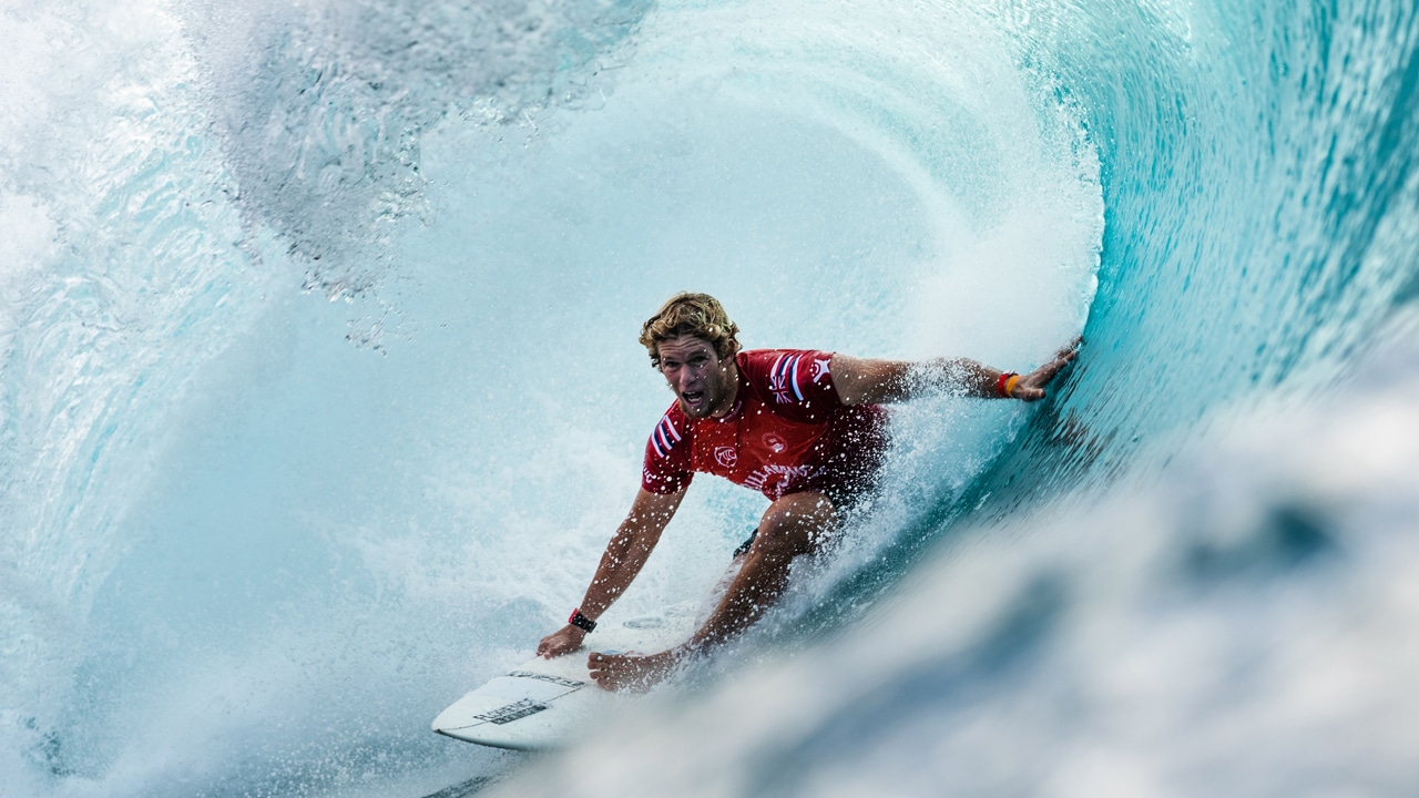 Florence Takes Pipe, Wright Maui Pro