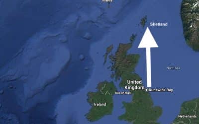 Surfboard reunited with its owner after drifting 400 miles to Shetland!
