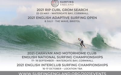 Surfing England Announce 2021 Events Calendar
