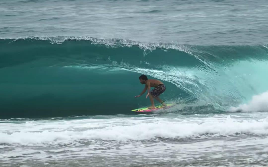 Dangerously fun surfing!