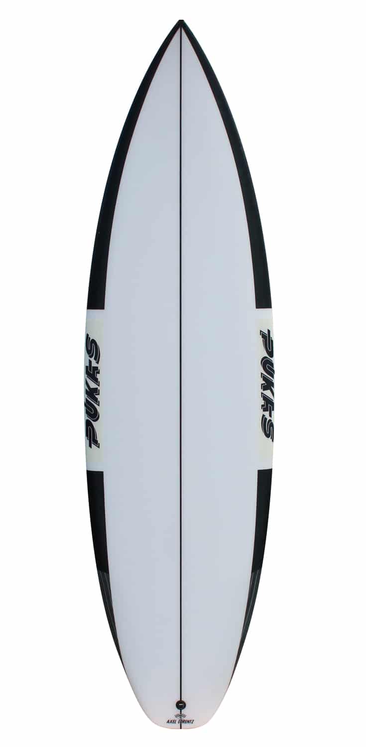 Pukas clearance dark surfboard