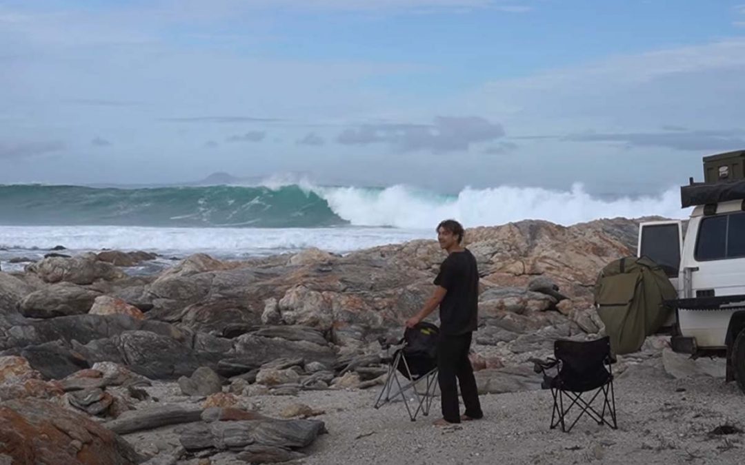 Solo Surfing Sharky Waters