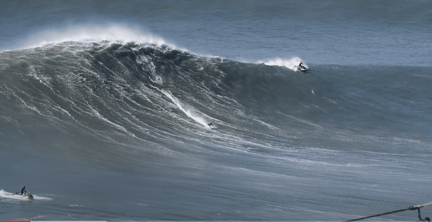 Horror wipeout at Nazare
