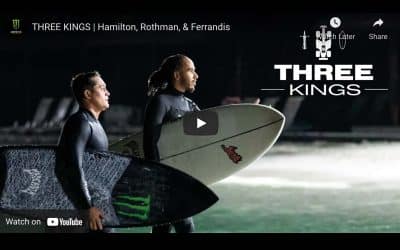Lewis Hamilton, Big Wave surfer Makua Rothman, and Pro Motocross Champion Dylan Ferrandis meet at Waco