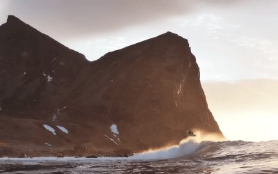 A journey to the Arctic Circle to score frigid but perfect waves.