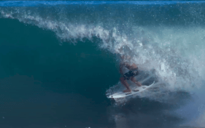 Jackson Dorian meets Kelly for a mega run of swell in Barbados