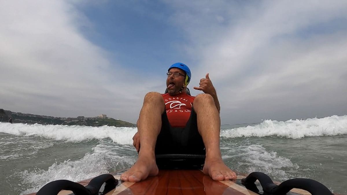 Seated Surfers