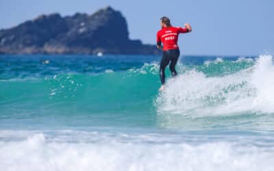 Busy Day in the Fistral Lineup, Boardmasters Open Races through Longboard and Shortboard Rounds