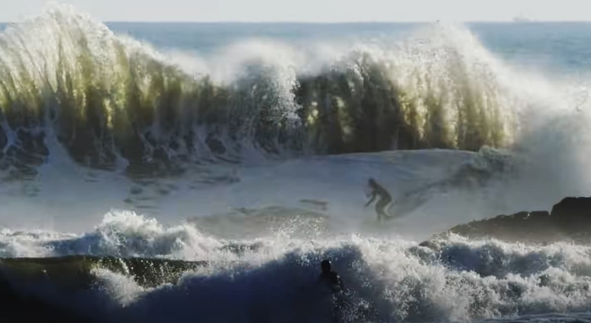 Huge Sandspit Surf Santa Barbara