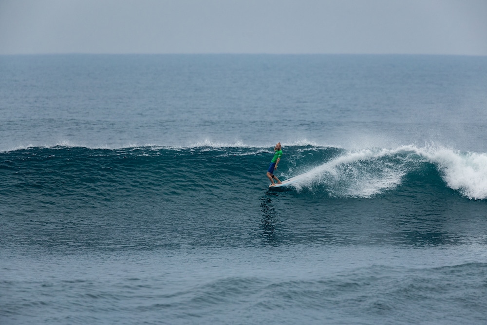 ISA Longboard champs – 48 surfers eliminated in Men’s and Women’s Repechage Rounds 1 and 2.