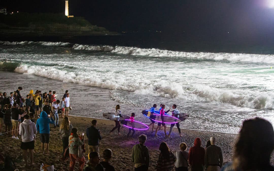 Night Surfing Returns to Anglet