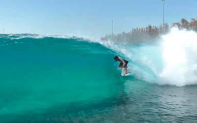 Surf Kelly Slater’s wave pool with Lukas Skinner