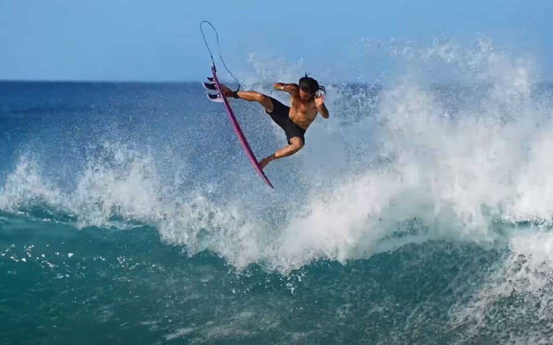 Mason Ho & Baby Bear Surfing