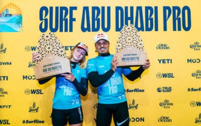 Simmers, Ferreira, Surf Abu Dhabi Pro Winners