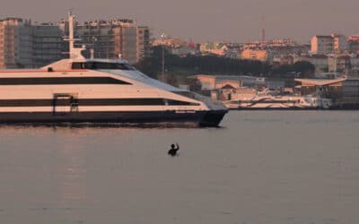 Fancy Surfing the Tejo River Ferry Wave?