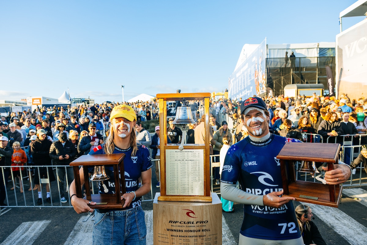 Aussie Sweep at Rip Curl Pro Bells